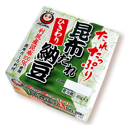 昆布だれひきわり納豆3p 昆布だれひきわり納豆3p