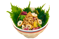 しそたっぷり納豆サラダ