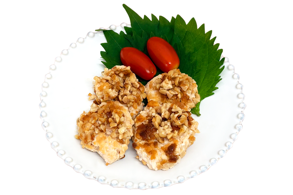 ひきわり納豆と鶏ひきのナゲット