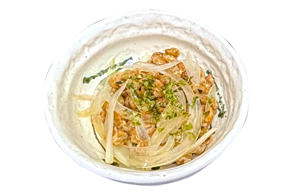 納豆の玉ねぎ和え