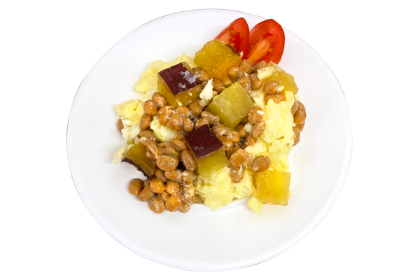 納豆とお芋のサラダ