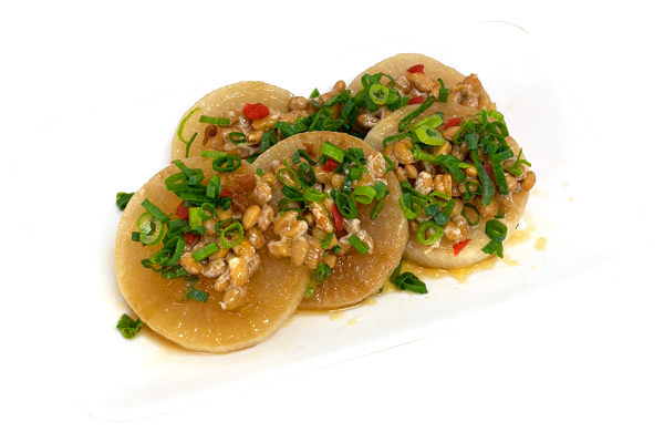 納豆の大根ステーキ